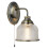 Searchlight 1 Light Wall Bracket Antique Brass Halophane Glass 1