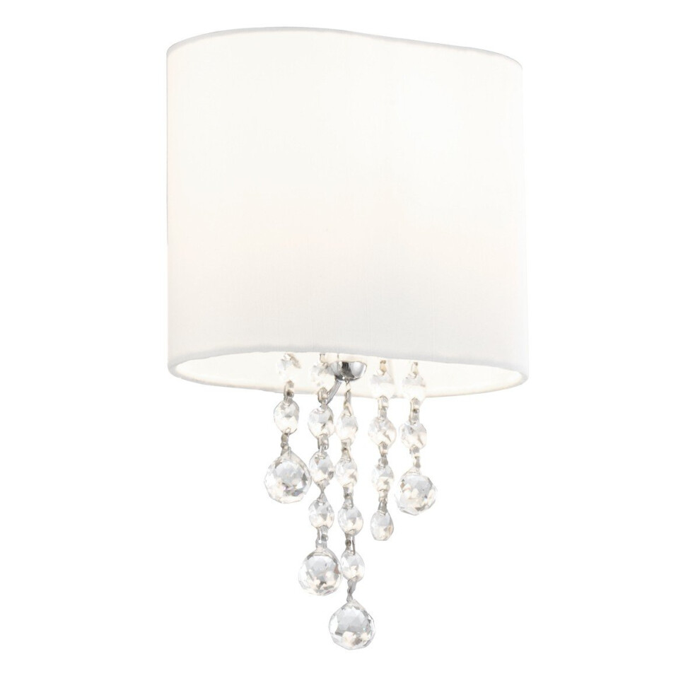 Search 1 Arm Switched Modern Wall With Oval Shade Light/White