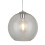 Searchlight 1 Light Round Pendant Chrome with Clear Glass 1