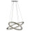 Searchlight 2 Ring 168 LED light Decorative Ceiling Pendant In Chrome 1