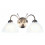 Searchlight Traditional Double Wall Light With Alabaster Glass 1