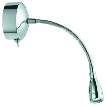 Searchlight 6 LED Lights Chrome Flexible Adjustable Wall Hallway Picture Light