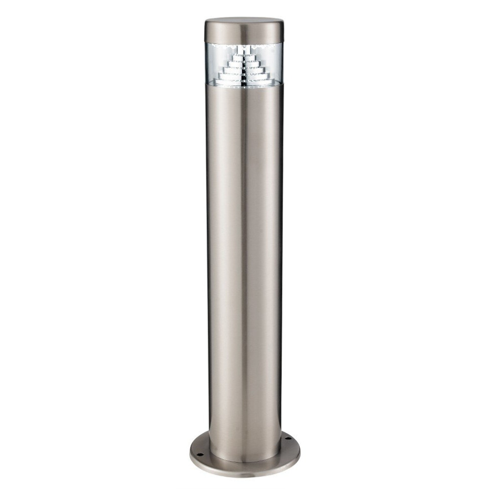 Led Outdoor Stainless Steel Modern Small Bollard 45cm IP44 Rated