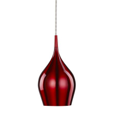 1 LIGHT  RED PENDANT