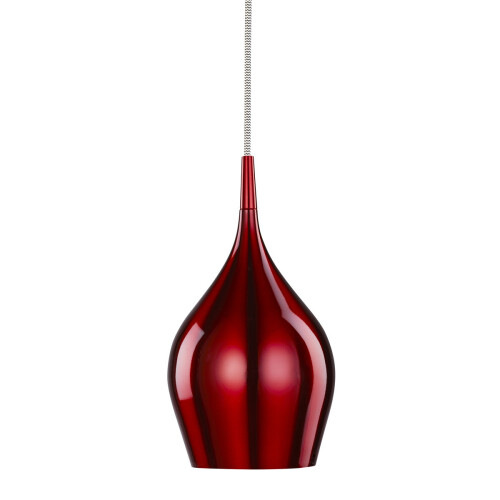 Searchlight 1 LIGHT  RED PENDANT