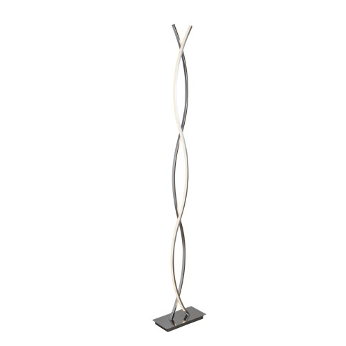 Searchlight LED Floor Lamp In Chrome