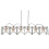 Searchlight 6 Light Black Frame Pendant with Copper Detail 1