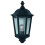 Searchlight Traditional Black Half Outdoor Wall Lantern IP44 1