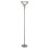 Searchlight Satin Silver Scroll Floor Stand Frosted Glass 1