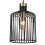 Searchlight 1 Light Pendant Black And Gold 1