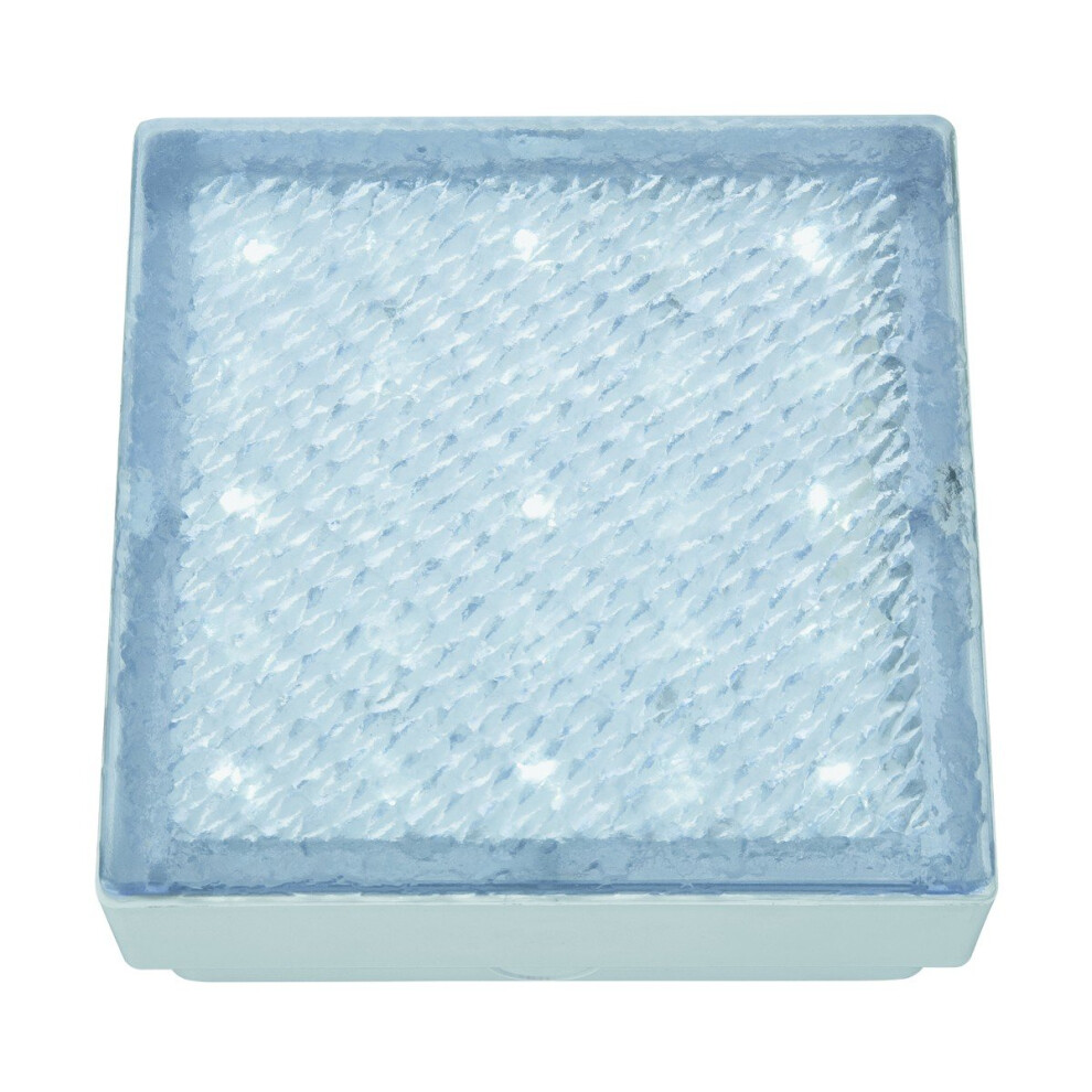 Led Recessed Clear 8cm Square Walkover White Led IP68