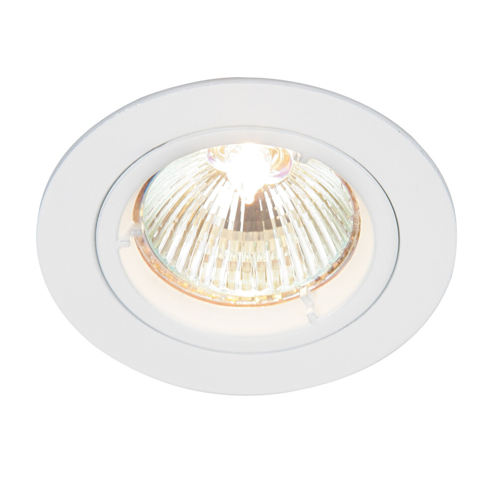 Saxby Lighting White Cast Fixed 50W