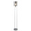 Searchlight 1 Light Floor Lamp Chrome Smoked Glass Shades 1