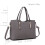 Miss Lulu (Grey) Miss Lulu Women's Shoulder Bag & Mini Pouch 8