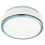 Searchlight Bathroom Ceiling Light With Opal Glass And Satin Trim IP44 1