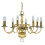 Searchlight 8 Light Traditional Antique Brass Chain Pendant 1