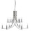 Searchlight Ascona Satin Silver 12 Light Ceiling Chandelier Pendant Fitting Glass Sconces 1