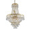 Searchlight 9 Light 52cm Gold Plated Crystal Chandelier 1