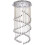 Searchlight Modern Chrome Crystal Chain Pendant 1