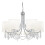 Searchlight 8 Light Modern Chain Pendant With White Oval Shades 1