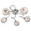 Searchlight 5 Light Ceiling Flush Fretwork Pattern Shades Chrome 1