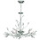 Searchlight Modern Chrome Ceiling Light With Flower Glass 1