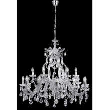 18 Arm Chrome Crystal Chandelier