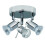 Searchlight Bathroom Ceiling Spotlight With 3 Adjustable Heads 1