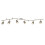 Searchlight 6 Light IP44 Bathroom Spot Split-Bar Satin Silver 1