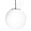 Searchlight Shiny Opal Ball Pendant Satin Silver Suspension 1