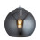 Searchlight 1 Light Round Pendant In Chrome with Smoked Glass 1