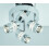 Searchlight Searchlight 4413CC 'Bubbles' Led 3-Light Round Chrome & Acrylic Shade Light. IP44 1