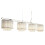 Searchlight 4 Light Ceiling Bar In Chrome Clear Crystal Drops 1