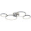 Searchlight 4 Ring LED Ceiling Flush Chrome 1