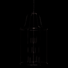 Lantern 12 Light Chrome With Clear Glass