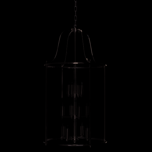 Searchlight Lantern 12 Light Chrome With Clear Glass
