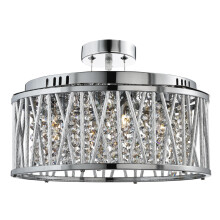 5 Light Flush Ceiling/Pendant In Chrome