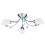 Searchlight Modern Semi Flush Light With White Glass Shades 1