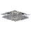 Searchlight Square Flush Ceiling 8 Light In Chrome 1