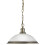 Searchlight Bistro Single Industrial Antique Brass Pendant 1