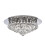 Searchlight Searchlight 3406-6CC Hanna 6  Light Chrome Flush Clear Crystal Ball G9 Light. 1