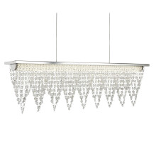 LED Ceiling Bar In Chrome Crystal