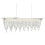 Searchlight LED Ceiling Bar In Chrome Crystal 1