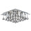 Searchlight Elegant Square Flush Ceiling 4 Light In Chrome 1