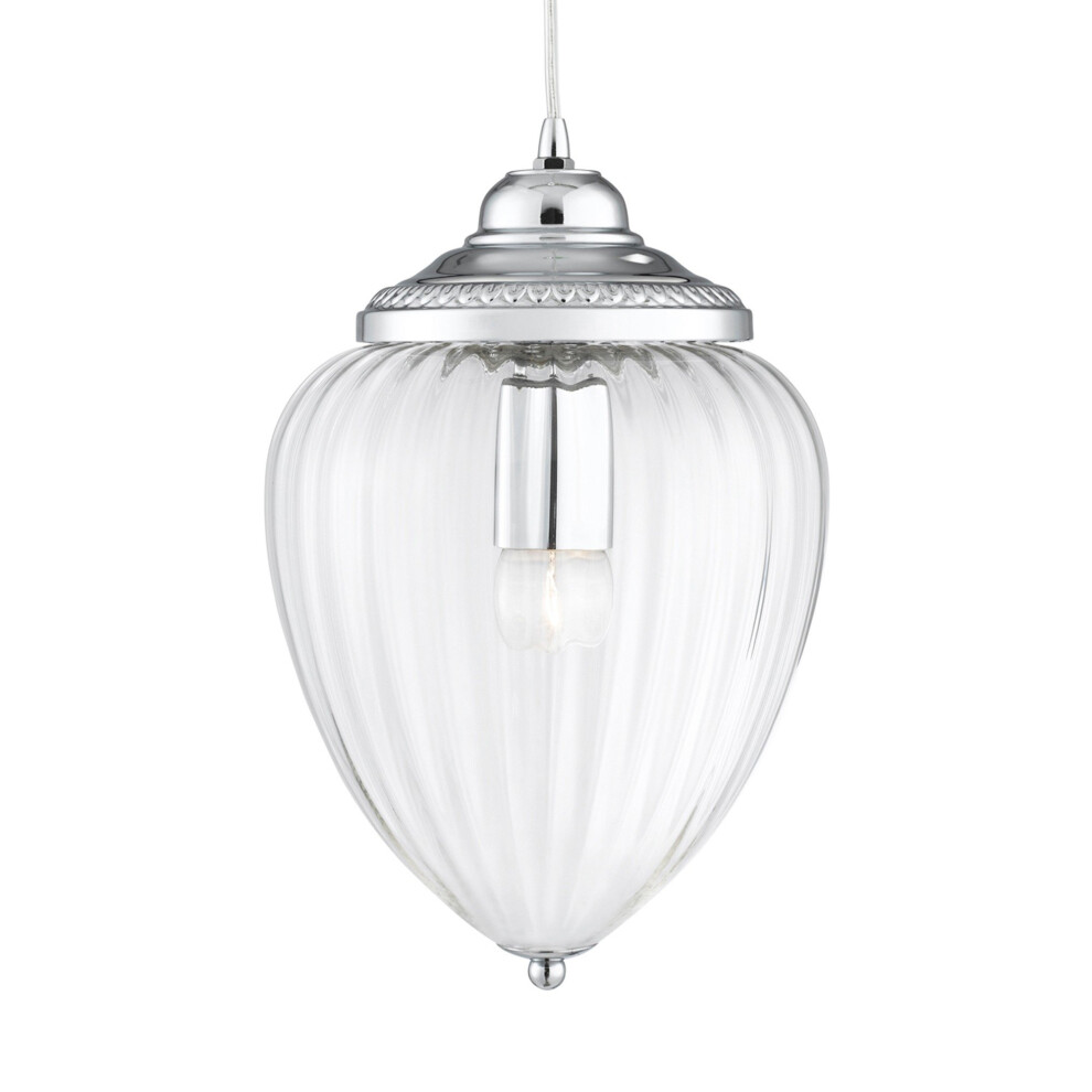 Search 9 Multi Drop Pendant Chrome Light