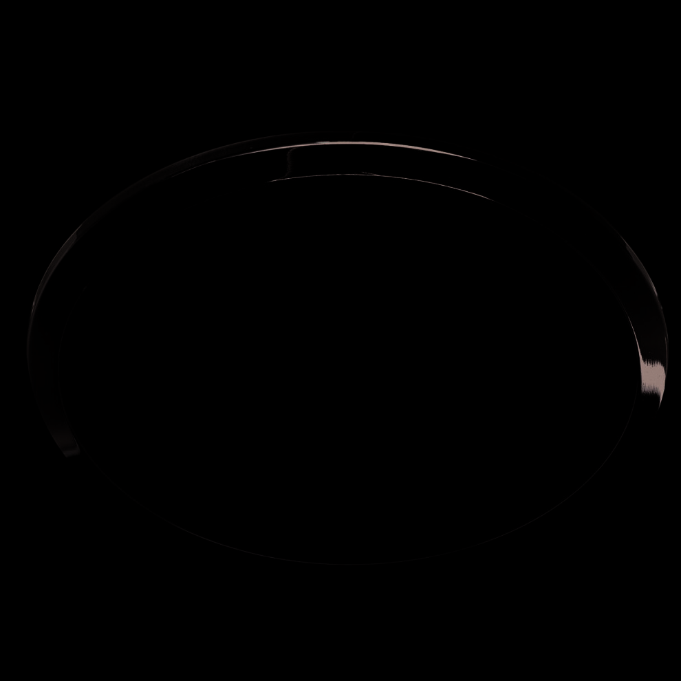 Search Led Ip44 Flush Bathroon W/ Chrome Trim & Frosted Glass Light