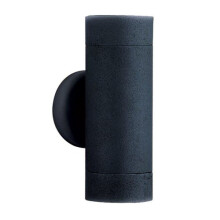 Outdoor 2 Light Black Wall Bracket IP44 Rated