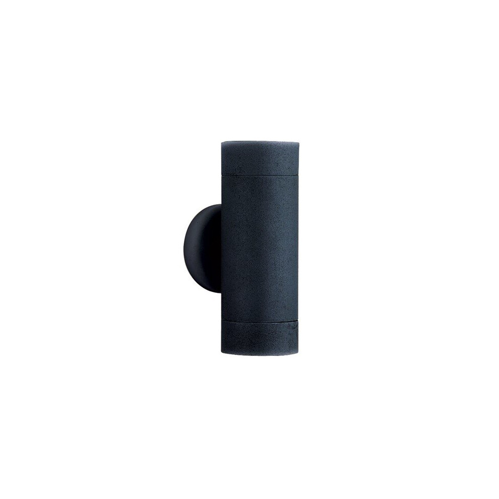 Outdoor 2 Light Black Wall Bracket IP44 Rated