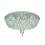 Searchlight Chrome 10 Light Crystal Flush Fitting 1