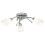 Searchlight Modern Chrome Ceiling Flush 3 Light With Opal Glass 1